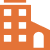 Orange building icon, address